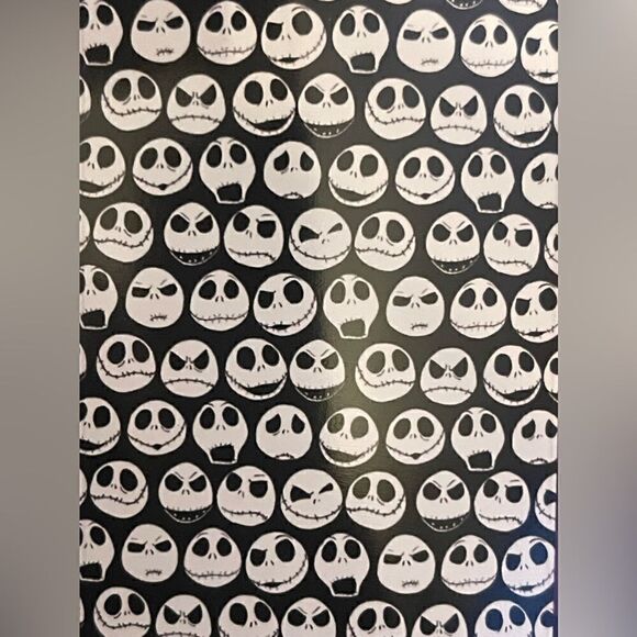 Nightmare before christmas xmas jack skellington skull throw blanket plush fur - Picture 2 of 11